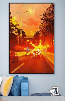 File tranh in tráng gương File tranh hiện đại pha lê gương KF93793 (siêu nét)