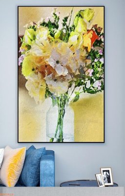 File tranh File tranh hiện đại pha lê gương KF93816 (gốc) chủ đề động vật