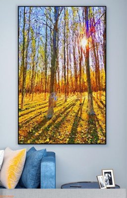 File PSD File tranh hiện đại pha lê gương KF93849 (chất lượng in ấn)