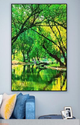 File tranh trang trí File tranh hiện đại pha lê gương KF93852 (tải file gốc)