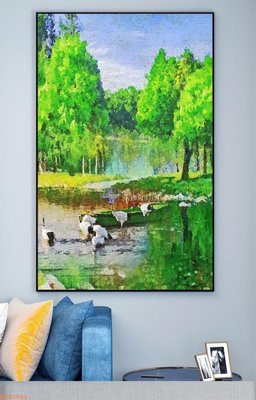 Download file gốc File tranh hiện đại pha lê gương KF93861 (dùng cho in ấn)