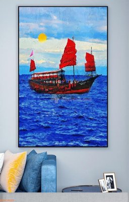 File in trần File tranh hiện đại pha lê gương KF93890 (bản gốc) trời sao