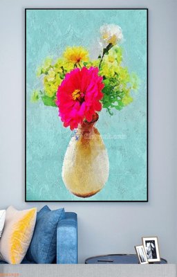 File gốc File tranh hiện đại pha lê gương KF93928 (trang trí) cho phòng khách