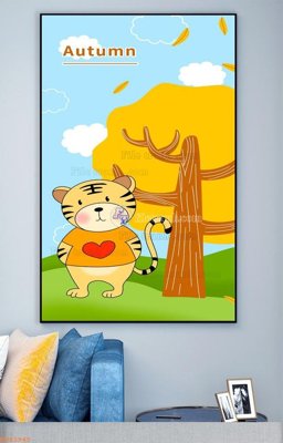 File gốc File tranh hiện đại pha lê gương KF93945 (ảnh chi tiết) để in ấn