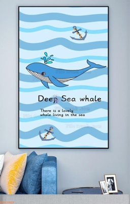 File in mica File tranh hiện đại pha lê gương KF93969 (bản gốc) siêu trong