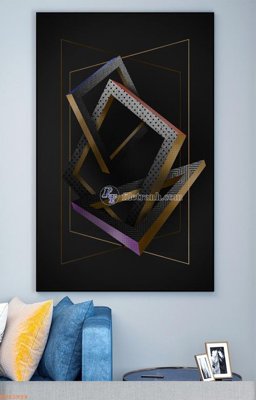 Tải file File tranh hiện đại pha lê gương KF93994 (gốc) chủ đề tôn giáo