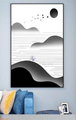 Download file gốc File tranh hiện đại pha lê gương KF94003 (in mica) logo