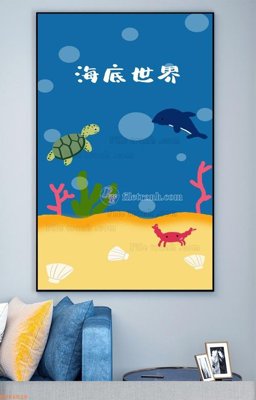 Ảnh gốc File tranh hiện đại pha lê gương KF94026 (siêu chi tiết) để in ấn