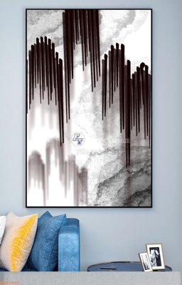 File in trần File tranh hiện đại pha lê gương KF94042 (bản gốc) trời sao