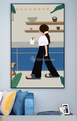 File tranh File tranh hiện đại pha lê gương KF94059 (gốc) chủ đề trừu tượng