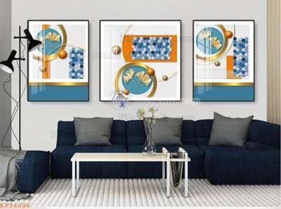 Tải file File tranh hiện đại pha lê gương KF94086 (PSD) cho in ấn quảng cáo