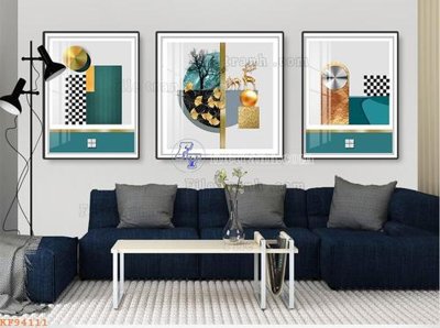 File ảnh File tranh hiện đại pha lê gương KF94111 (gốc) in standee