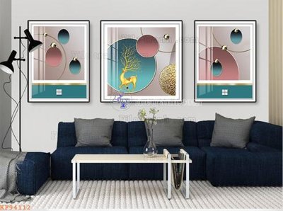 File tranh ảnh gốc File tranh hiện đại pha lê gương KF94112 dùng cho in khổ lớn