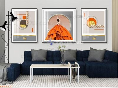 File gốc File tranh hiện đại pha lê gương KF94117 (in ấn) không giới hạn