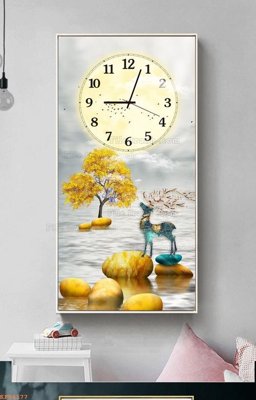 File in lụa File tranh hiện đại pha lê gương KF94177 (hoa văn) File tranh hiện đại pha lê gương KF94177