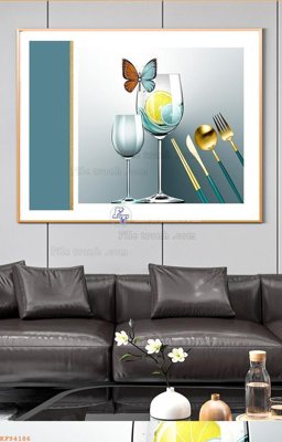 Tải file File tranh hiện đại pha lê gương KF94186 (gốc) làm file thiết kế