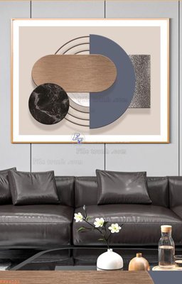 File in ấn File tranh hiện đại pha lê gương KF94203 (bản gốc) cao cấp