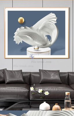 Mua file tranh gốc File tranh hiện đại pha lê gương KF94207 tại Filetranh.com