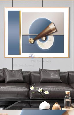 File tranh in tráng gương File tranh hiện đại pha lê gương KF94209 (siêu nét)