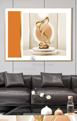 File ảnh File tranh hiện đại pha lê gương KF94211 (gốc) cho trang trí nhà hàng