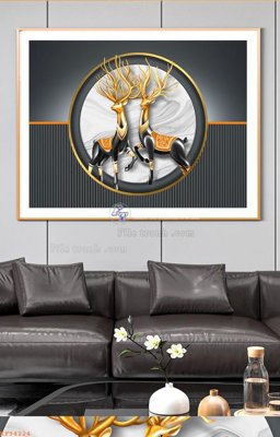 Tải file gốc File tranh hiện đại pha lê gương KF94224 (bản PSD) gốc