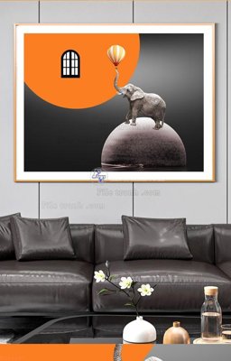 File tranh File tranh hiện đại pha lê gương KF94237 (bản gốc) in lụa 5D