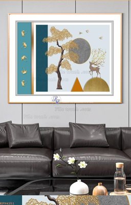 File tranh File tranh hiện đại pha lê gương KF94251 (ảnh gốc) sắc nét hoàn hảo