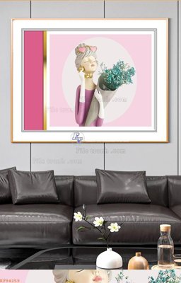 Chi tiết file gốc File tranh hiện đại pha lê gương KF94259 (cho in tráng gương)