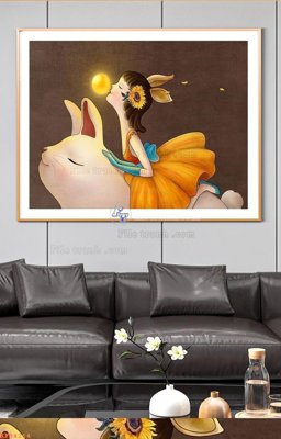 Download file File tranh hiện đại pha lê gương KF94264 (gốc) in mica đèn LED