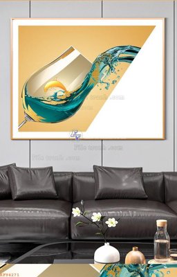 Download file File tranh hiện đại pha lê gương KF94271 (chất lượng in ấn)