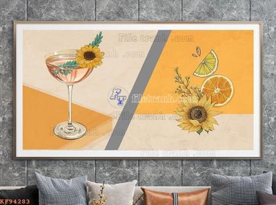 File gốc File tranh hiện đại pha lê gương KF94283 (cho in UV) siêu nét