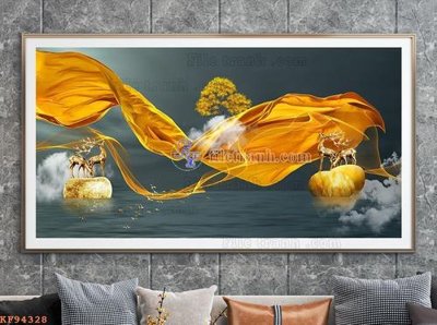 File gốc File tranh hiện đại pha lê gương KF94328 (phong cách) châu Âu