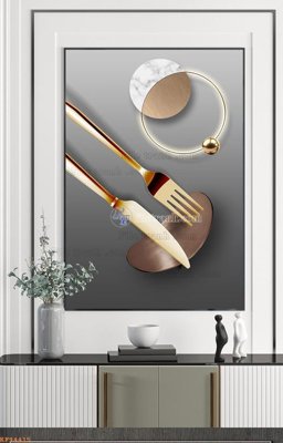 File gốc File tranh hiện đại pha lê gương KF94415 (in lụa) tranh thuận buồm