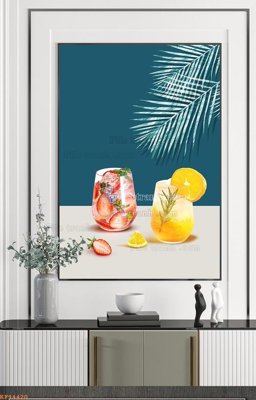 Ảnh gốc File tranh hiện đại pha lê gương KF94420 (nét căng) in mica