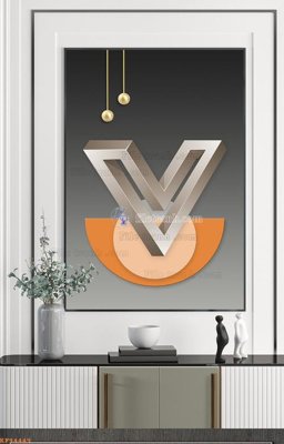 File tranh File tranh hiện đại pha lê gương KF94449 (gốc) in vải canvas