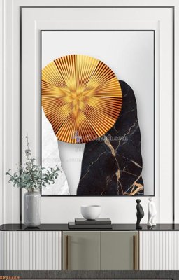 Ảnh gốc File tranh hiện đại pha lê gương KF94469 (độ nét cao) in mica