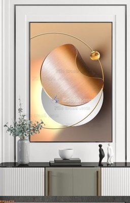 File gốc File tranh hiện đại pha lê gương KF94478 (trang trí) phòng làm việc