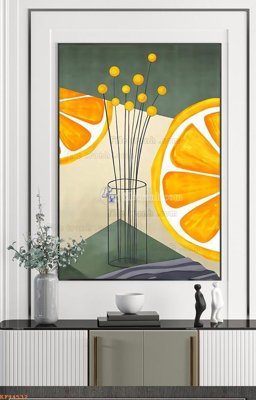 File tranh File tranh hiện đại pha lê gương KF94532 (file gốc) chủ đề phong thủy