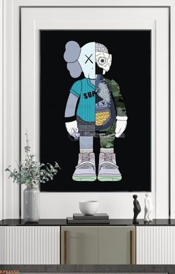 Chi tiết file ảnh File tranh hiện đại pha lê gương KF94556 sắc nét