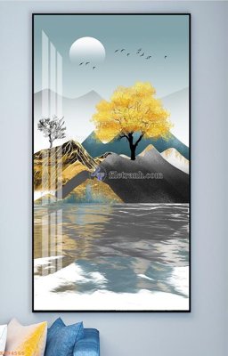 File ảnh gốc File tranh hiện đại pha lê gương KF94565 không vỡ nét