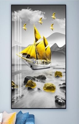 File ảnh File tranh hiện đại pha lê gương KF94568 (gốc) in biển hiệu