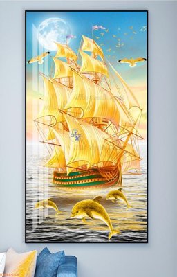 Mua file ảnh gốc File tranh hiện đại pha lê gương KF94569 (chất lượng cao)