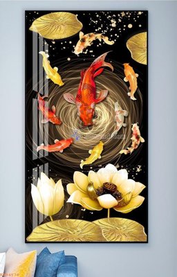 File tranh File tranh hiện đại pha lê gương KF94578 (ảnh gốc) không bị mờ