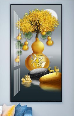 Download file tranh File tranh hiện đại pha lê gương KF94633 (file gốc PSD)