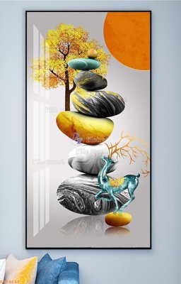 Tệp tin gốc File tranh hiện đại pha lê gương KF94641 (chất lượng cao) File tranh hiện đại pha lê gương KF94641