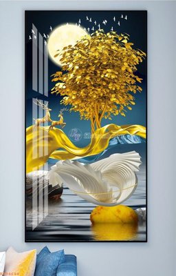 File tranh File tranh hiện đại pha lê gương KF94644 (ảnh gốc) độ nét vượt trội