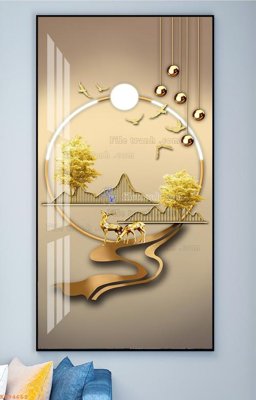 Tải file File tranh hiện đại pha lê gương KF94662 (gốc) in ấn chất lượng