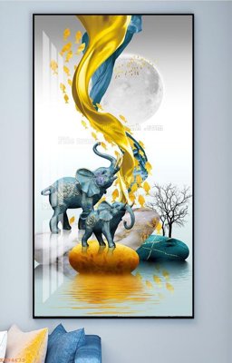 File PSD File tranh hiện đại pha lê gương KF94673 (bản gốc) dễ dàng edit