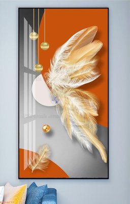 Download file gốc File tranh hiện đại pha lê gương KF94677 (in mica) 3D