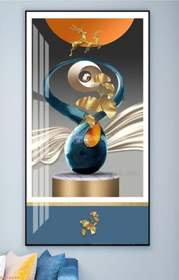 Tải file File tranh hiện đại pha lê gương KF94690 (ảnh gốc) in gạch men